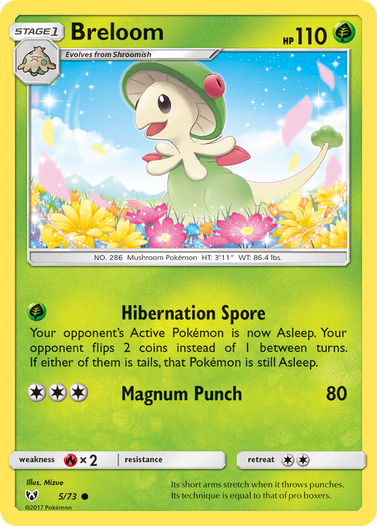 Breloom (5/73) [Sun & Moon: Shining Legends] | Odin's Place