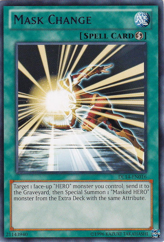 Mask Change (Blue) [DL14-EN016] Rare | Odin's Place