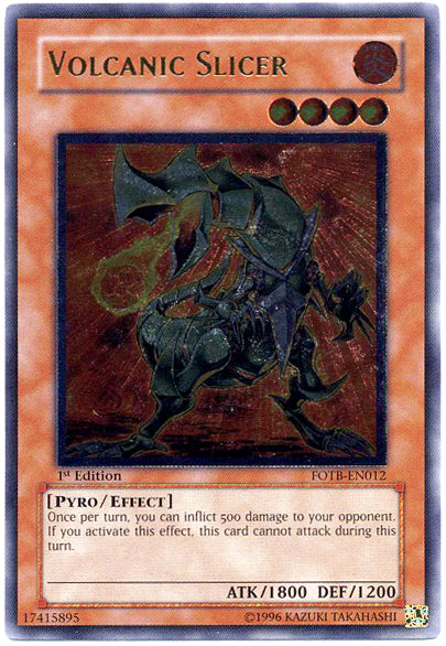 Volcanic Slicer [FOTB-EN012] Ultimate Rare | Odin's Place