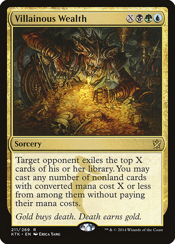 Villainous Wealth (211) [Khans of Tarkir] | Odin's Place