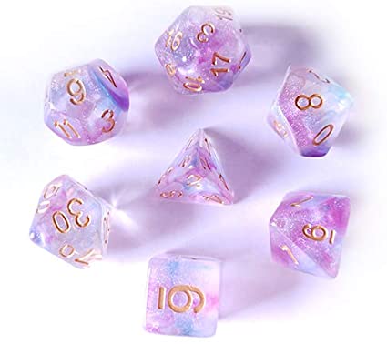 Dragon Dice Violet Storm Poly 7 | Odin's Place