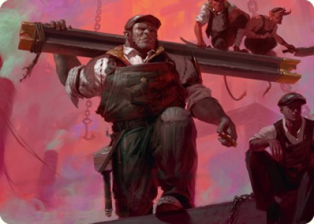 The Beamtown Bullies Art Card [Streets of New Capenna Art Series] | Odin's Place