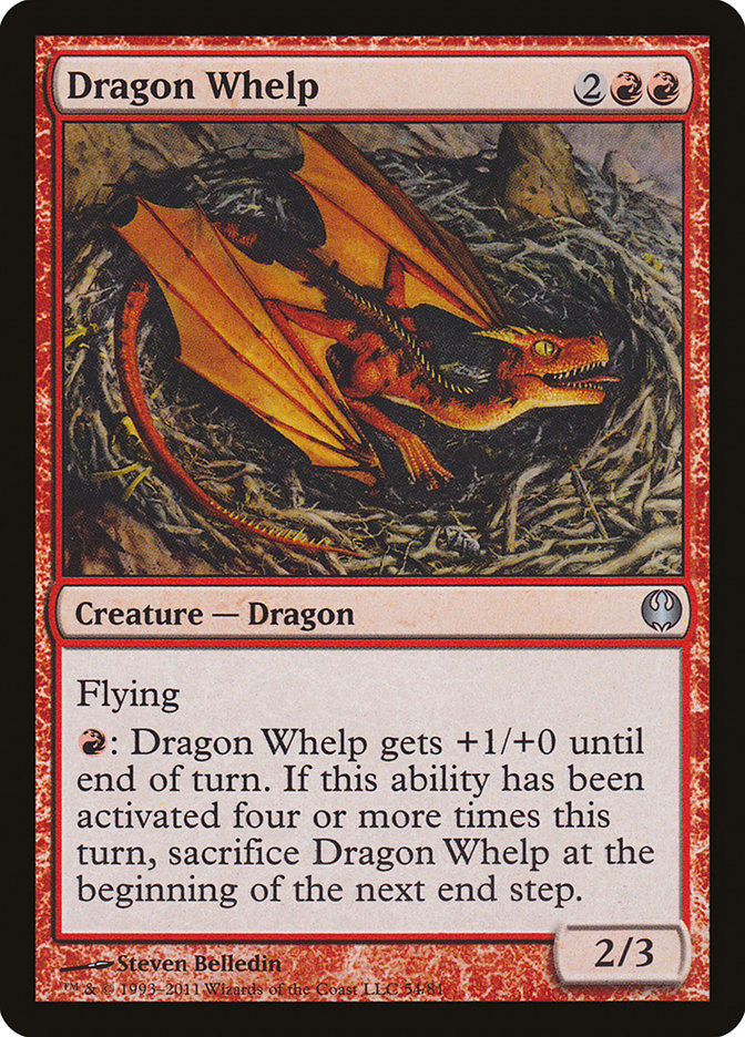 Dragon Whelp (54) [Duel Decks: Knights vs. Dragons] | Odin's Place