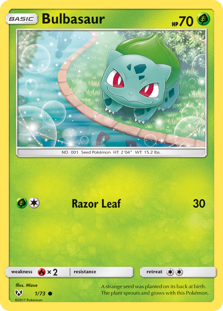 Bulbasaur (1/73) [Sun & Moon: Shining Legends] | Odin's Place