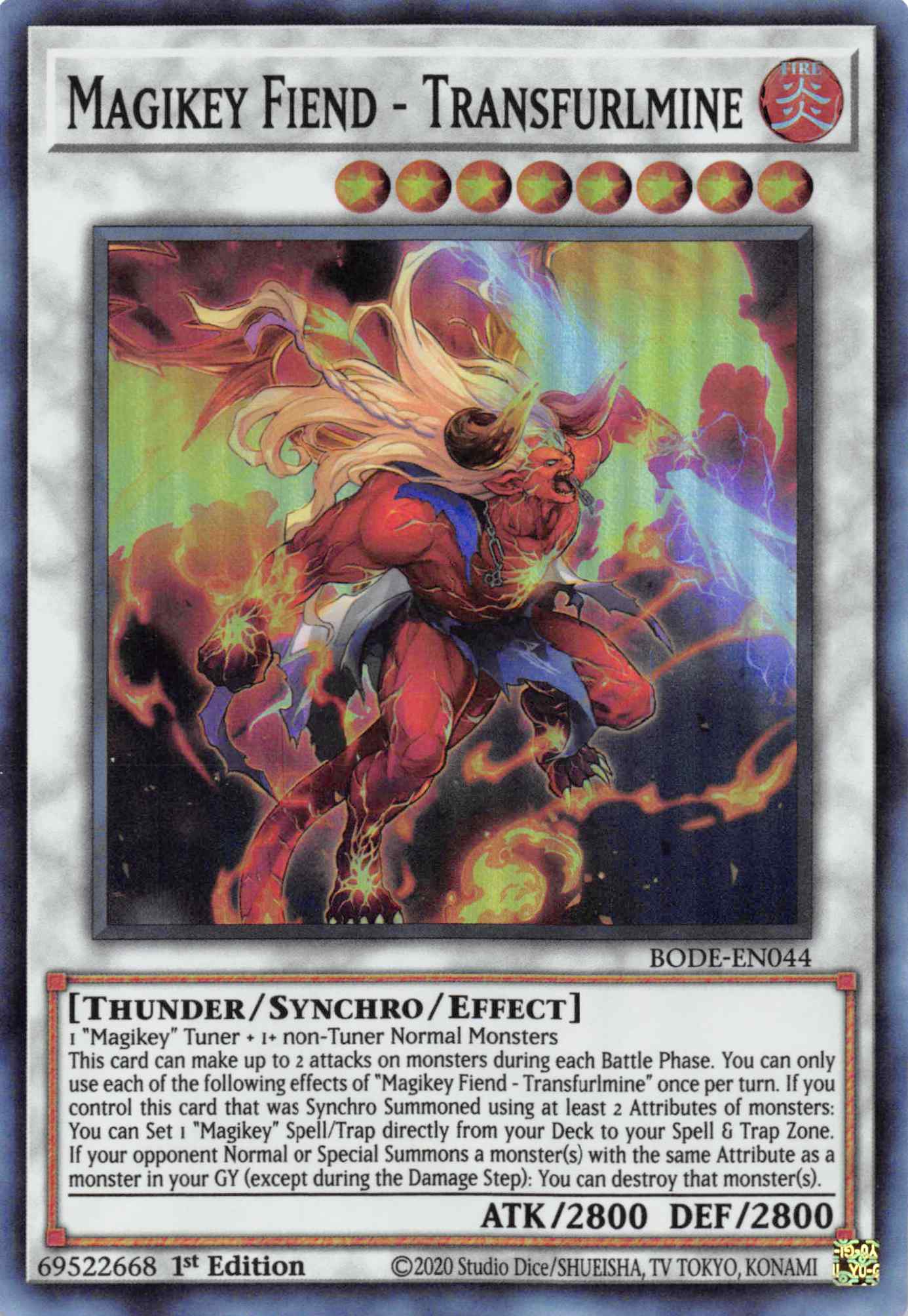 Magikey Fiend - Transfurlmine [BODE-EN044] Super Rare | Odin's Place