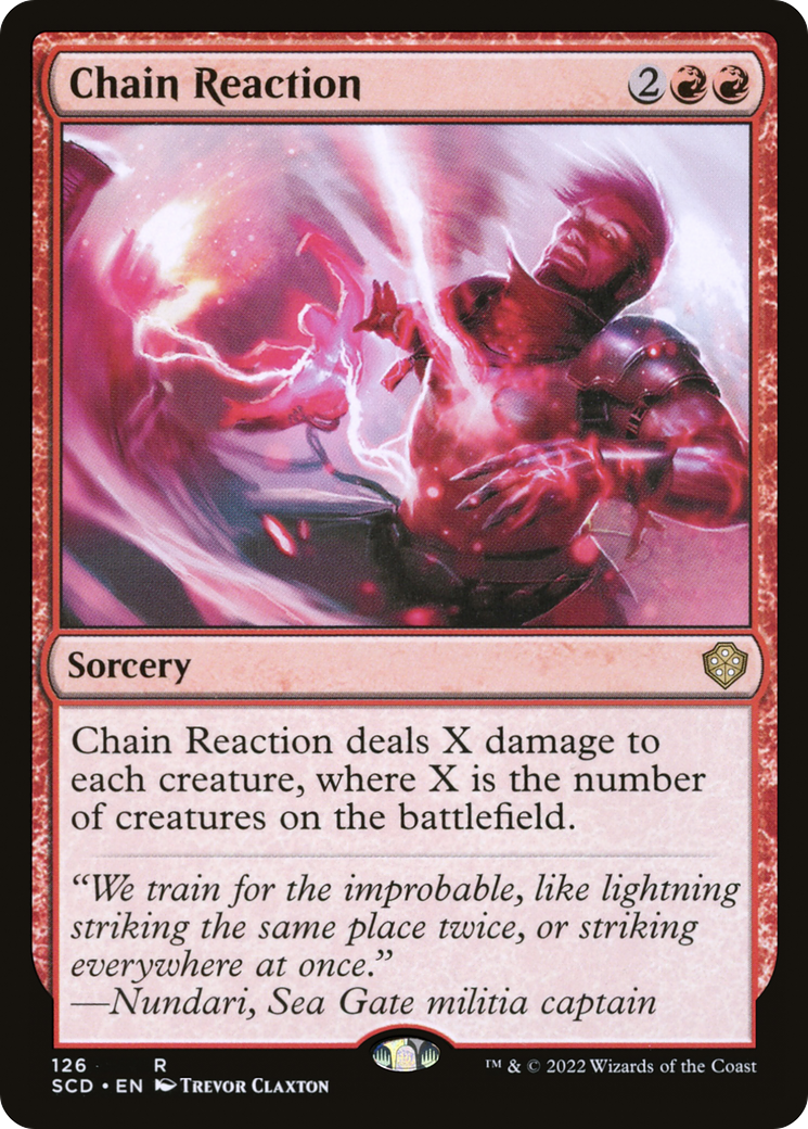 Chain Reaction [Starter Commander Decks] | Odin's Place