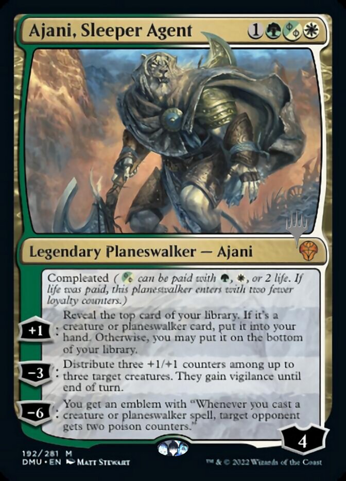 Ajani, Sleeper Agent (Promo Pack) [Dominaria United Promos] | Odin's Place