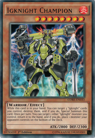 Igknight Champion [CORE-EN033] Rare | Odin's Place