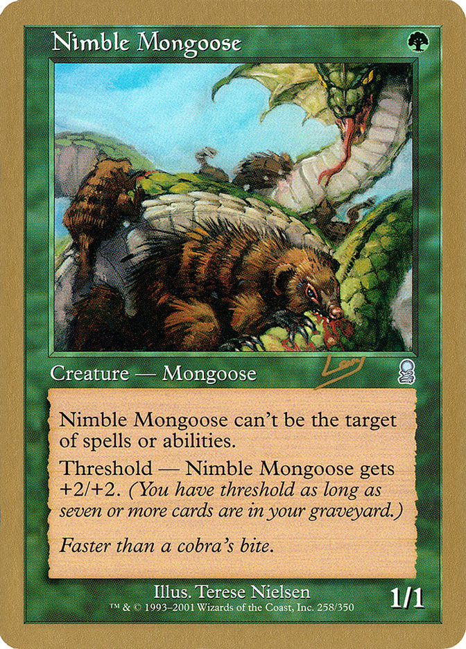 Nimble Mongoose (Raphael Levy) [World Championship Decks 2002] | Odin's Place