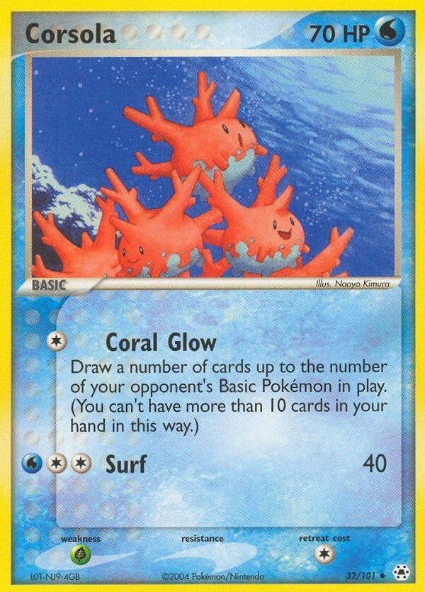 Corsola (32/101) [EX: Hidden Legends] | Odin's Place