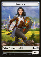 Knight // Soldier Double-Sided Token [Core Set 2021 Tokens] | Odin's Place