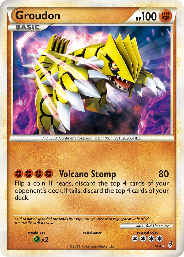 Groudon (SL4) [HeartGold & SoulSilver: Call of Legends] | Odin's Place
