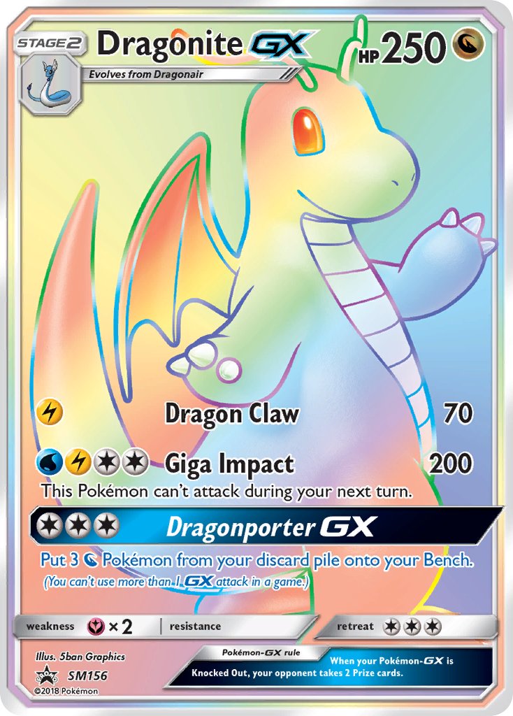 Dragonite GX (SM156) [Sun & Moon: Black Star Promos] | Odin's Place