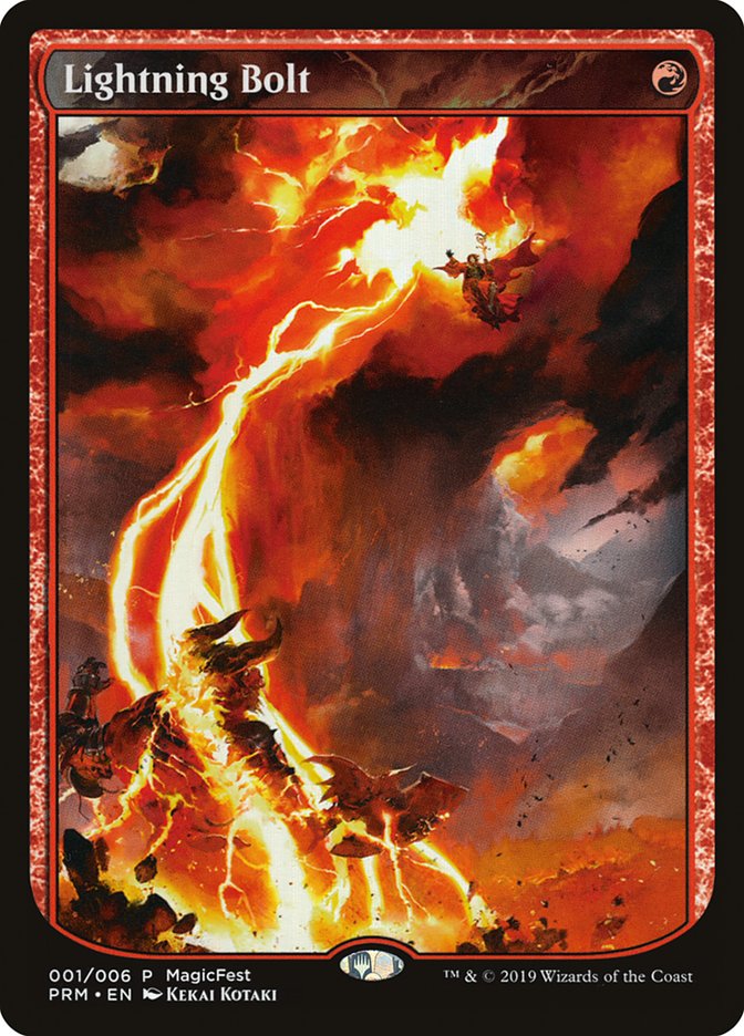 Lightning Bolt (1) (Textless) [MagicFest 2019] | Odin's Place
