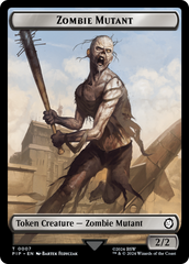 Radiation // Zombie Mutant Double-Sided Token [Fallout Tokens] | Odin's Place