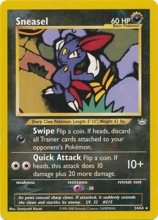 Sneasel (24/64) [Neo Revelation Unlimited] | Odin's Place