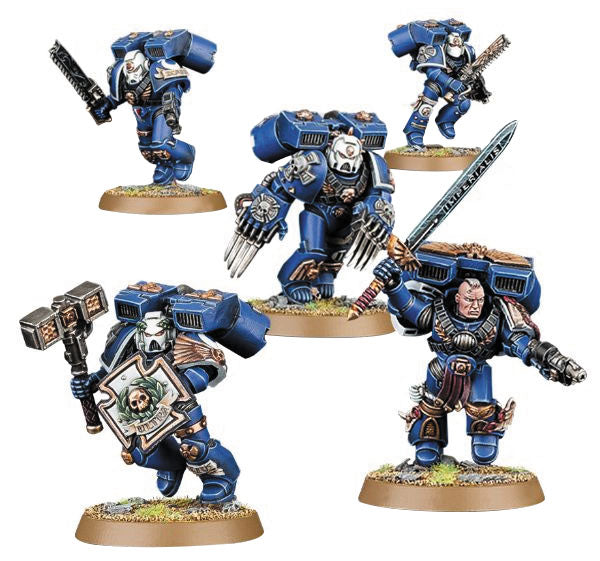 Warhammer 40K: Space Marine Vanguard Veteran Squad | Odin's Place