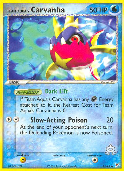 Team Aqua's Carvanha (25/95) [EX: Team Magma vs Team Aqua] | Odin's Place