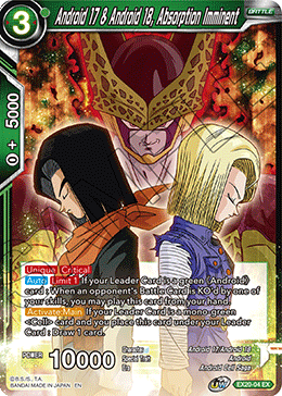 Android 17 & Android 18, Absorption Imminent (EX20-04) [Ultimate Deck 2022] | Odin's Place