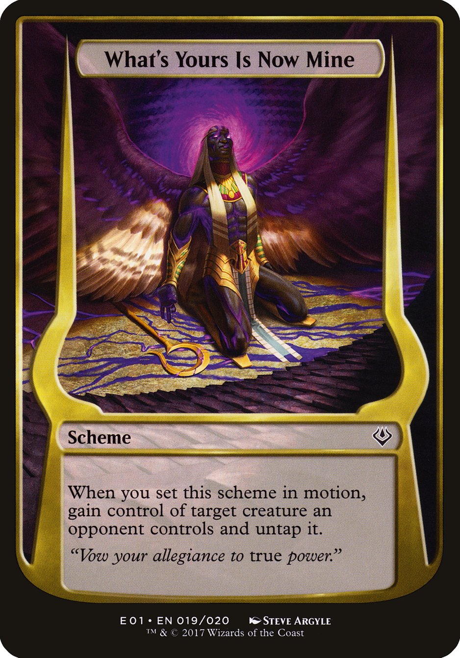 What's Yours Is Now Mine (19) (Schemes) [Archenemy: Nicol Bolas Schemes] | Odin's Place
