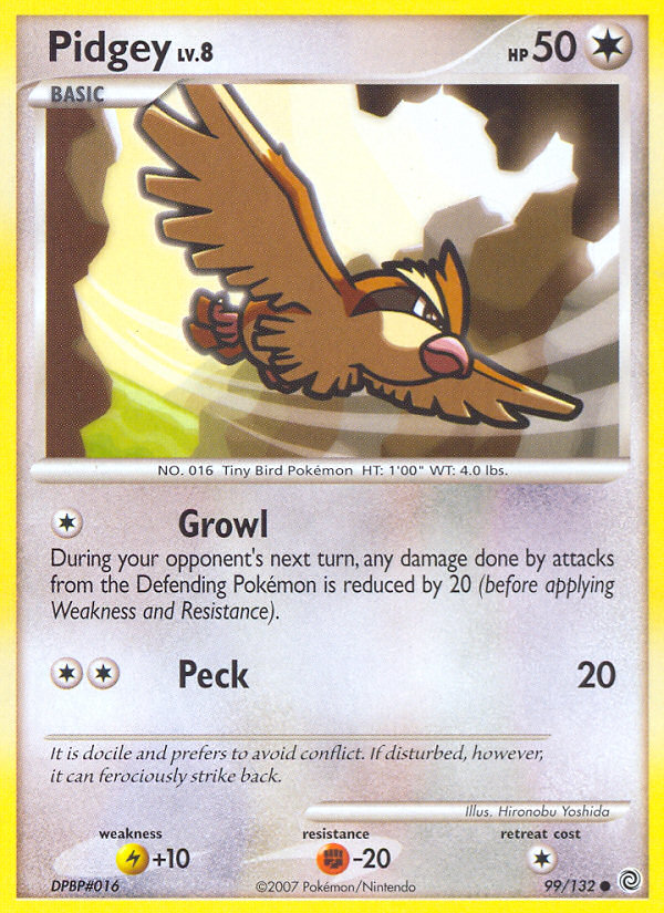 Pidgey (99/132) [Diamond & Pearl: Secret Wonders] | Odin's Place