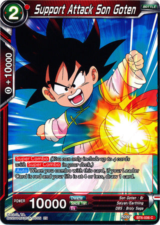 Support Attack Son Goten (BT6-006) [Destroyer Kings] | Odin's Place