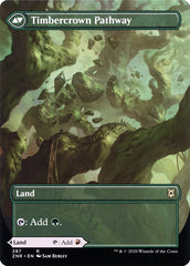 Cragcrown Pathway // Timbercrown Pathway (Borderless Alternate Art) [Zendikar Rising] | Odin's Place