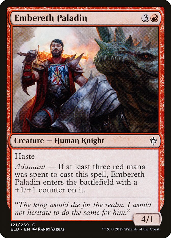 Embereth Paladin [Throne of Eldraine] | Odin's Place