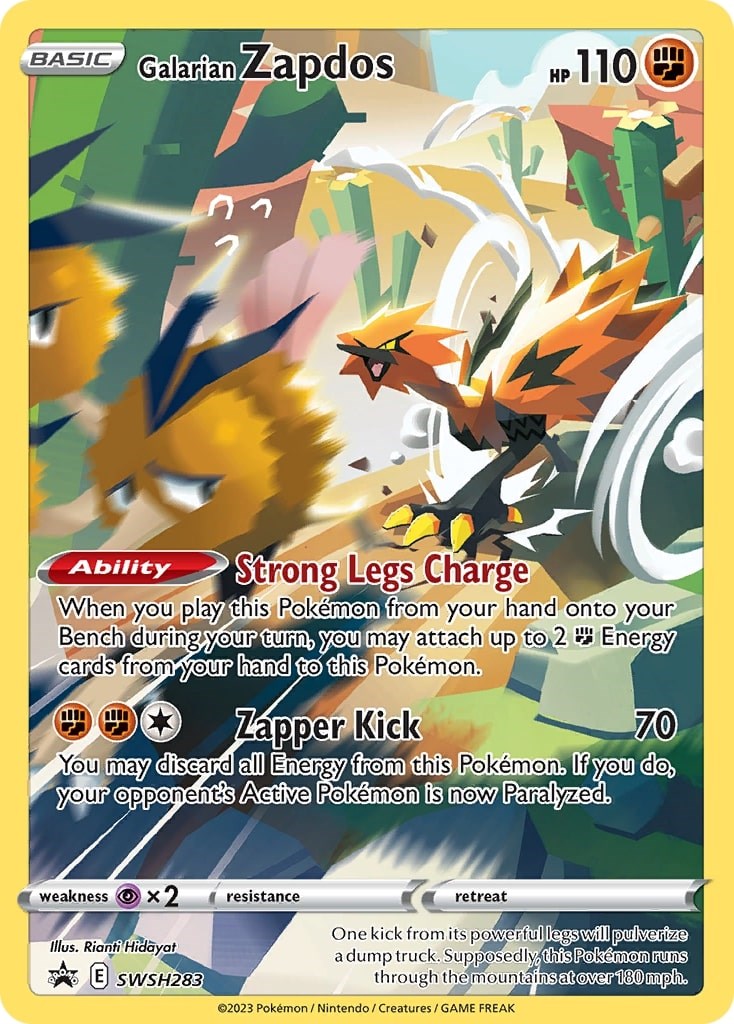 Galarian Zapdos (SWSH283) [Sword & Shield: Black Star Promos] | Odin's Place