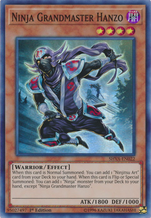 Ninja Grandmaster Hanzo [SHVA-EN022] Super Rare | Odin's Place