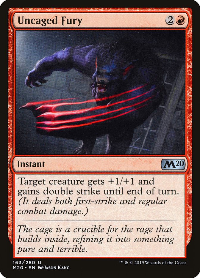 Uncaged Fury [Core Set 2020] | Odin's Place