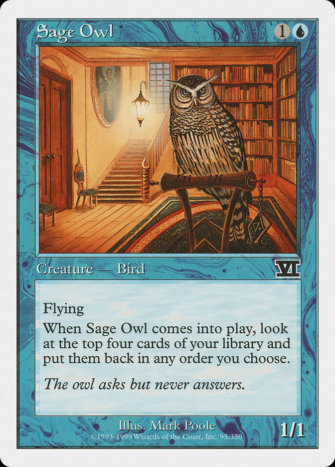 Sage Owl (95) [Classic Sixth Edition] | Odin's Place