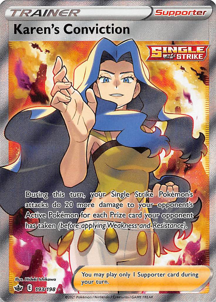 Karen's Conviction (193/198) [Sword & Shield: Chilling Reign] | Odin's Place