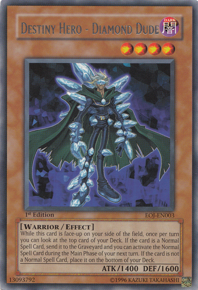 Destiny Hero - Diamond Dude [EOJ-EN003] Rare | Odin's Place