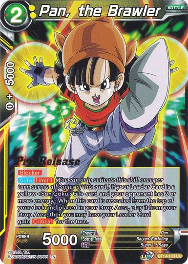 Pan, the Brawler (BT14-100) [Cross Spirits Prerelease Promos] | Odin's Place