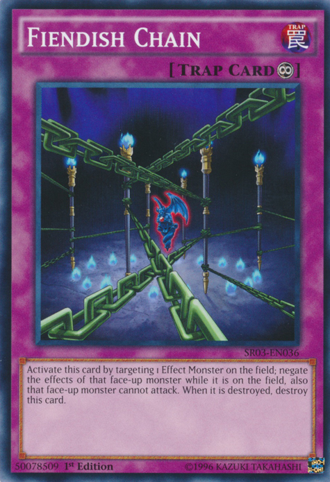 Fiendish Chain [SR03-EN036] Common | Odin's Place
