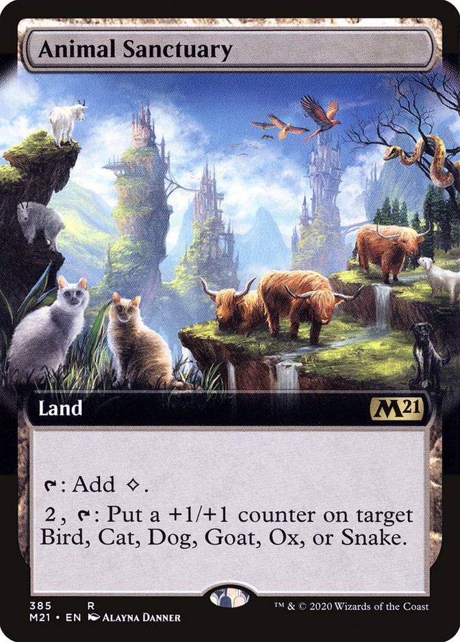 Animal Sanctuary (Extended Art) [Core Set 2021] | Odin's Place