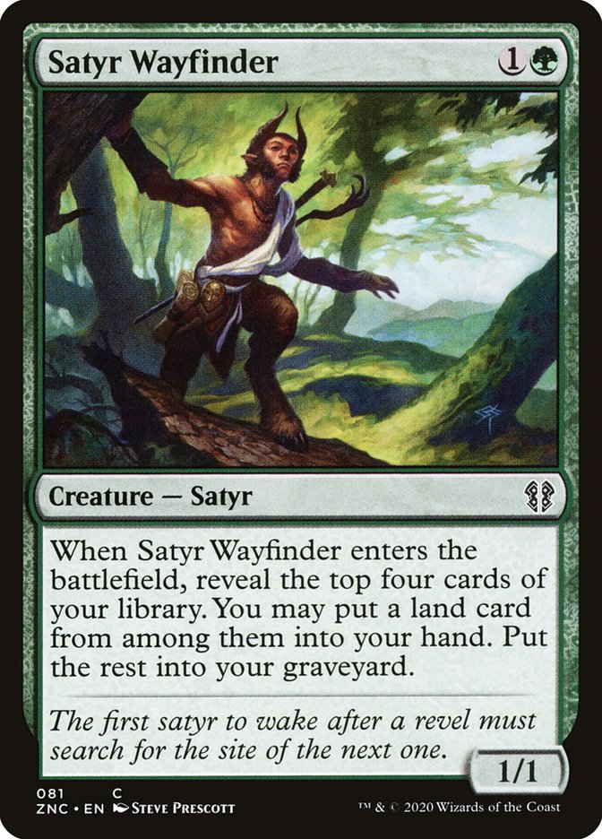 Satyr Wayfinder [Zendikar Rising Commander] | Odin's Place
