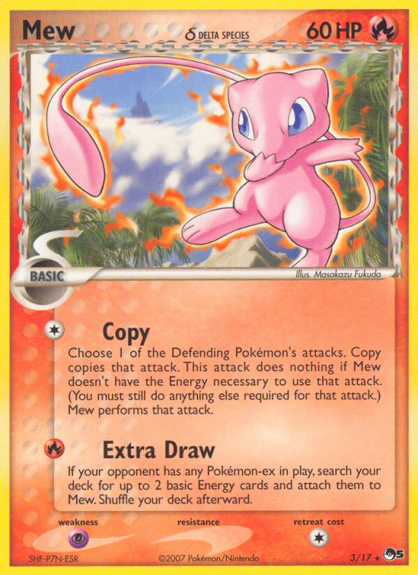 Mew (3/17) (Delta Species) [POP Series 5] | Odin's Place