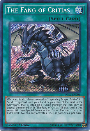 The Fang of Critias [DRL2-EN006] Secret Rare | Odin's Place