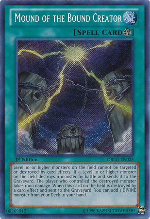 Mound of the Bound Creator [DRLG-EN025] Secret Rare | Odin's Place