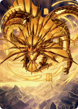 Ao, the Dawn Sky 2 Art Card [Kamigawa: Neon Dynasty Art Series] | Odin's Place