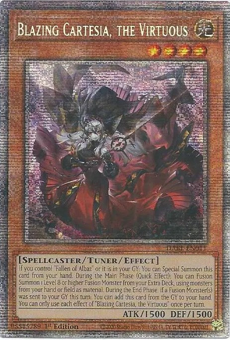 Blazing Cartesia, the Virtuous [DABL-EN011] Starlight Rare | Odin's Place