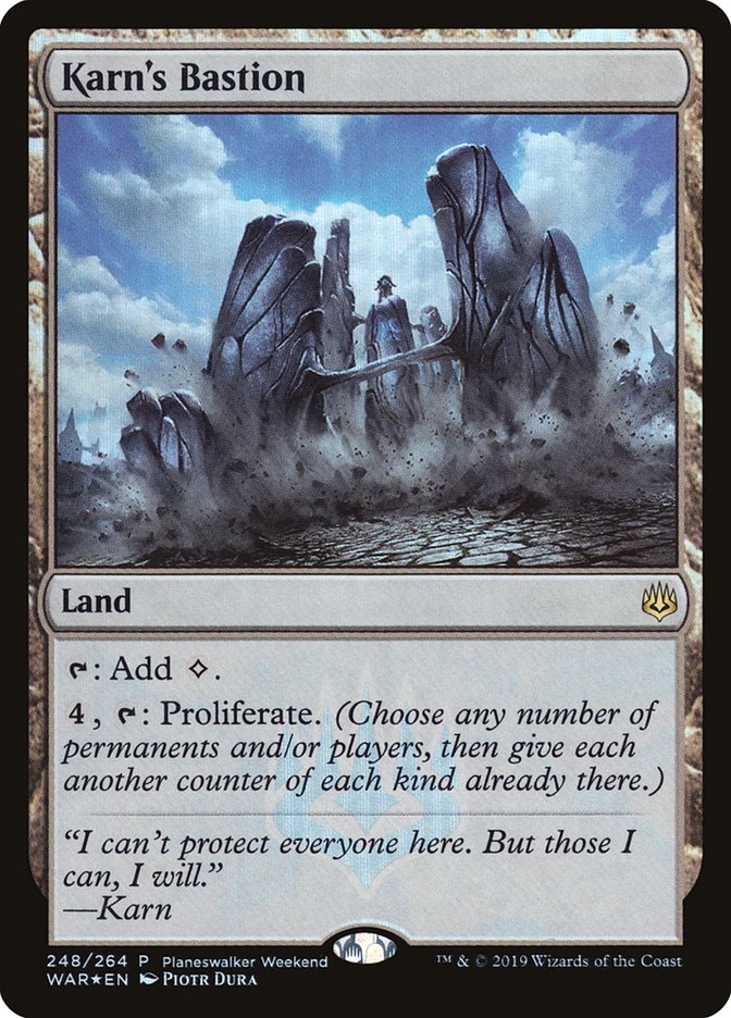 Karn's Bastion (248) (Planeswalker Weekend) [War of the Spark Promos] | Odin's Place