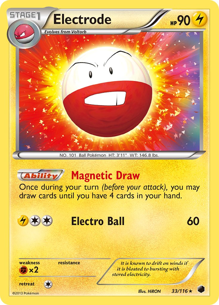 Electrode (33/116) (Theme Deck Exclusive) [Black & White: Plasma Freeze] | Odin's Place
