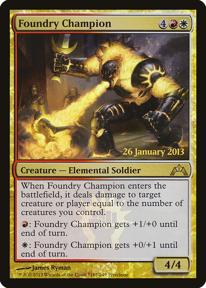Foundry Champion (165) [Gatecrash Prerelease Promos] | Odin's Place