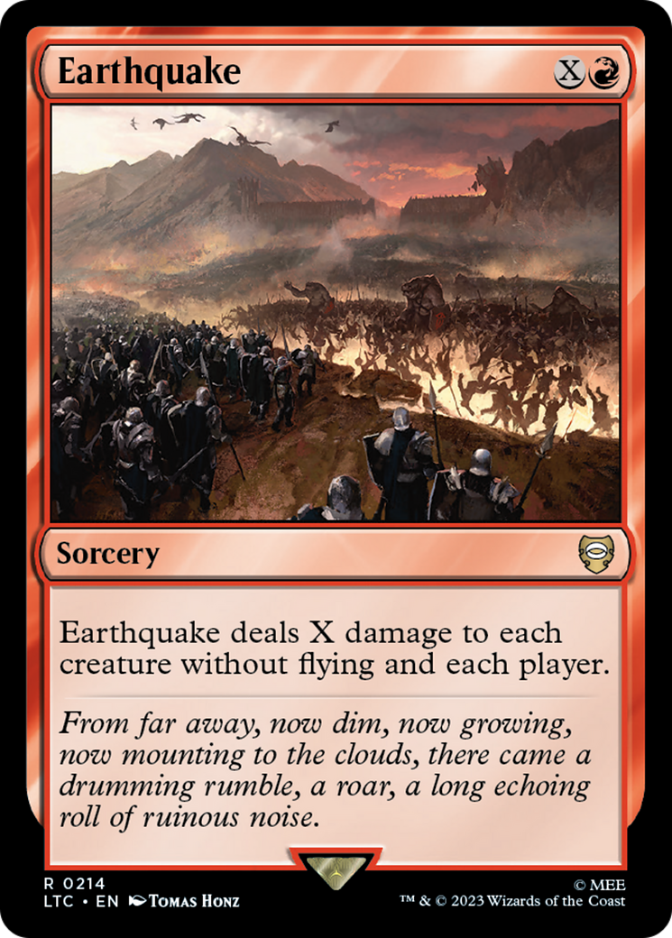 Earthquake [The Lord of the Rings: Tales of Middle-Earth Commander] | Odin's Place
