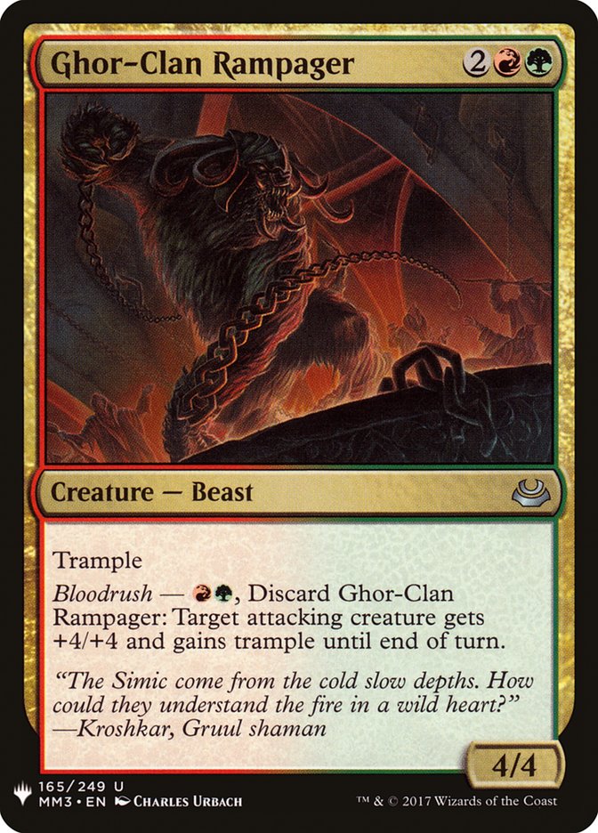 Ghor-Clan Rampager [Mystery Booster] | Odin's Place