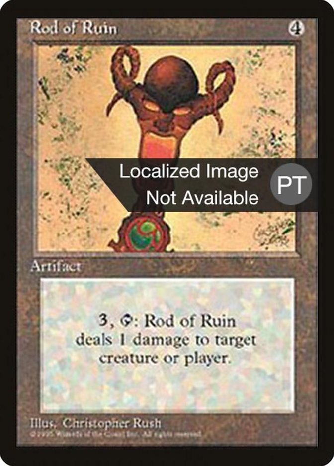 Rod of Ruin [Fourth Edition (Foreign Black Border)] | Odin's Place
