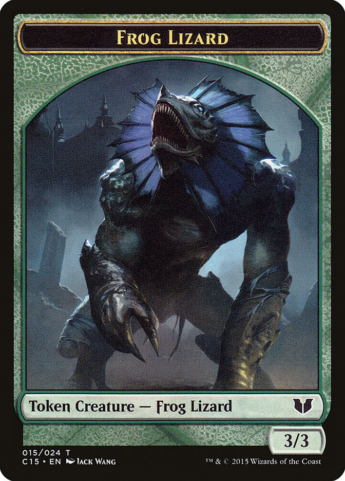 Frog Lizard Token [Commander 2015 Tokens] | Odin's Place